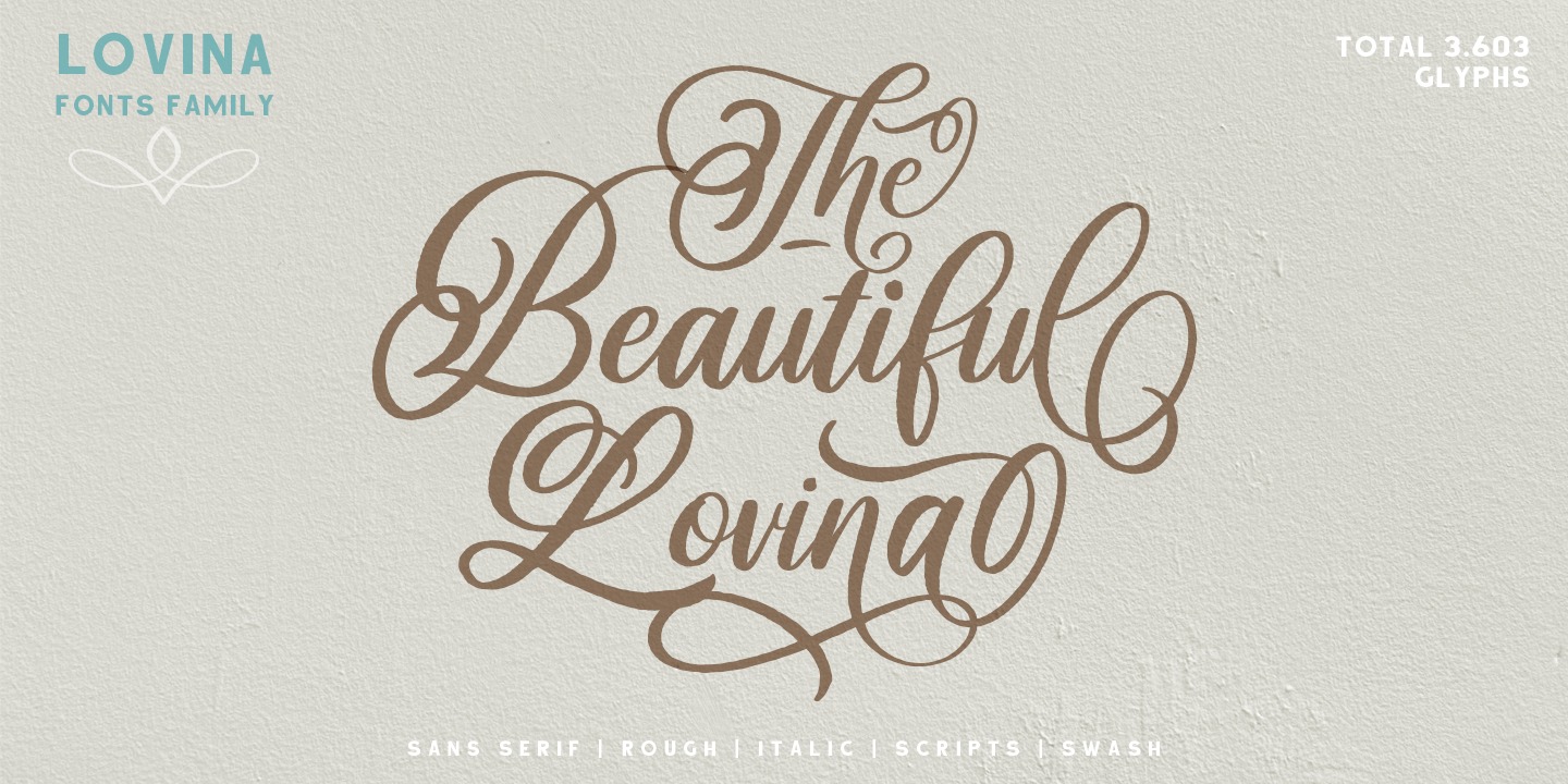 Шрифт Lovina Script